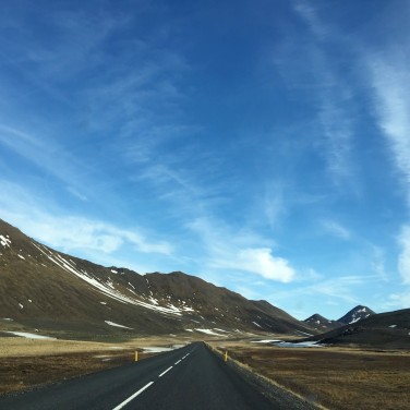 road on the way to Seydisfjördur